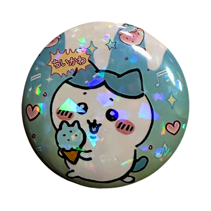 סיכת Usagi – סיכה מנצנצת 58 מ״מ | אוסאגי צ’יקאווה