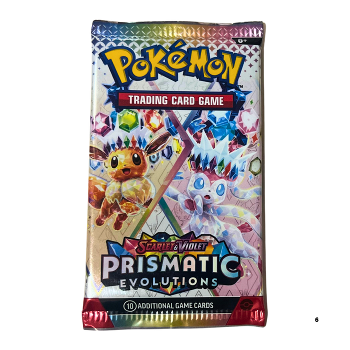 פוקימון Scarlet & Violet: Prismatic Evolutions – בוסטר עם 10 קלפים