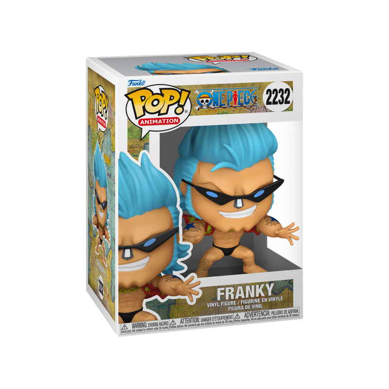 Funko Pop One Piece Franky פרנקי #2232 עם משקפי שמש