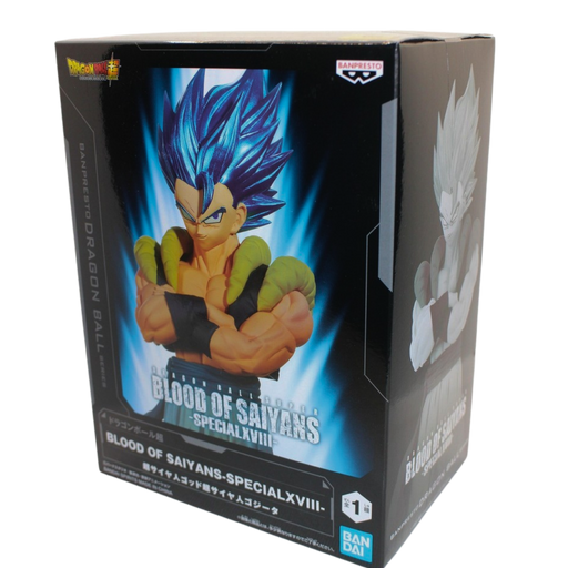 Banpresto Gogeta Super Saiyan Blue Figure – Blood of Saiyans | דמות גוג’יטה דרגון בול סופר מבית אנימה מרקט רק ב - https://anime-market.co.il