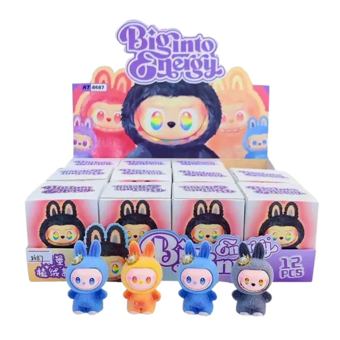 Mini Labubu Energy פרוותי – פסלון בהפתעה