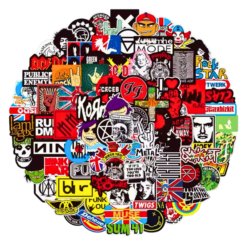 מדבקות - להקות - מארז מדבקות אנימה מרקט https://anime-market.co.il