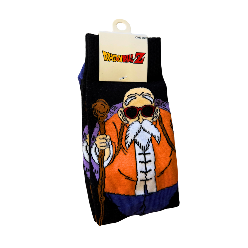 גרבי Master Roshi דרגון בול זי מידה 36-46 – גרביים שחורות Dragon Ball Z מבית אנימה מרקט רק ב - https://anime-market.co.il