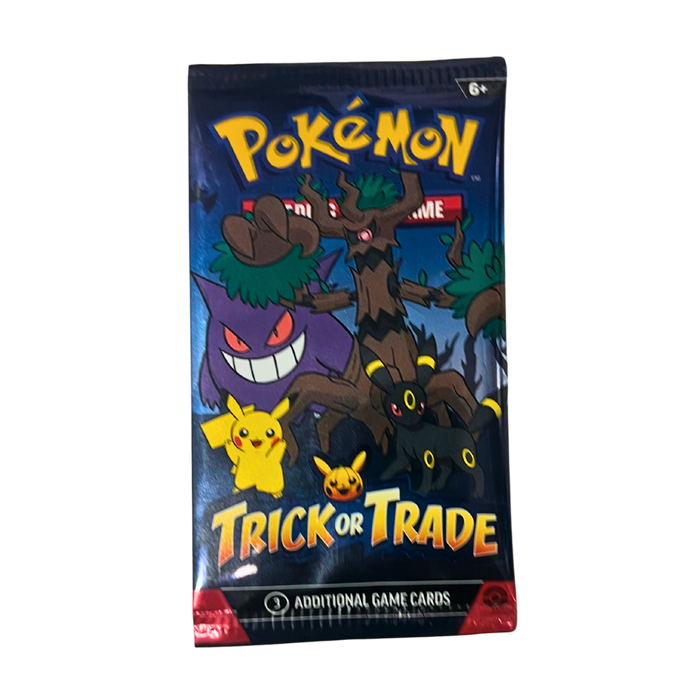 Pokémon TCG – חבילת קלפים Trick or Trade בוסטר האלווין (3 קלפים)
