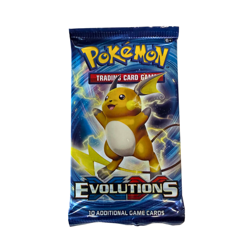 Pokémon TCG XY Evolutions Raichu Booster Pack באנגלית