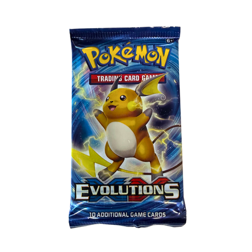Pokémon TCG XY Evolutions Raichu Booster Pack באנגלית