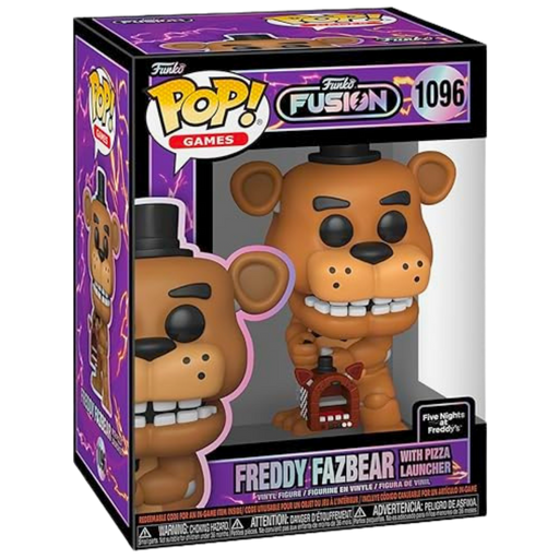 פאנקו פופ - Funko POP! Games Funko Fusion Freddy Fazbear #1096 עם Pizza Launcher – דמות אספנות כולל קוד למשחק| הזמנה מוקדמת אנימה מרקט https://anime-market.co.il