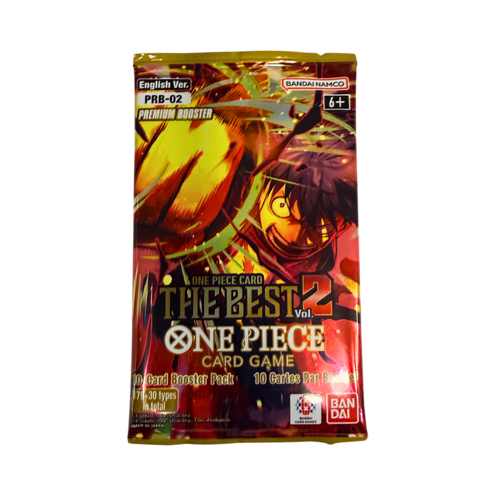 חבילה בודדת One Piece TCG: The Best PRB02 – 10 קלפים (אנגלית)