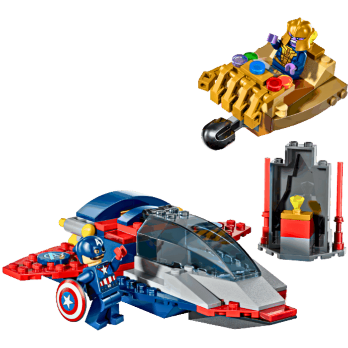 🛡️ LEGO Marvel – קפטן אמריקה נגד תאנוס (76319 Captain America vs. Thanos)