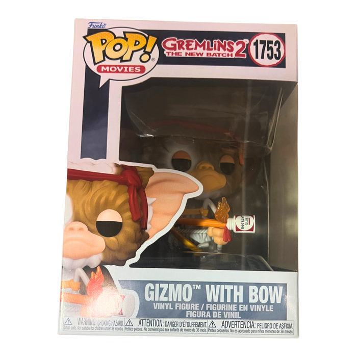🐾 בובת פופ גיזמו עם סרט – Gremlins 2 | Funko Pop #1753