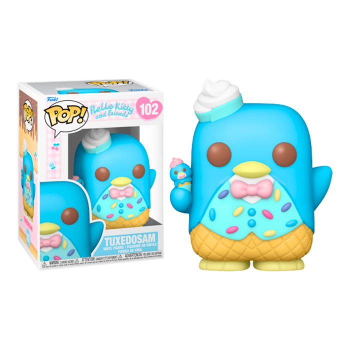 בובת פופ טוקסידוסאם עם גלידה – Funko Pop! Hello Kitty and Friends #102 | Tuxedosam Vinyl Figure