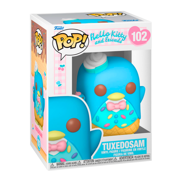 בובת פופ טוקסידוסאם עם גלידה – Funko Pop! Hello Kitty and Friends #102 | Tuxedosam Vinyl Figure