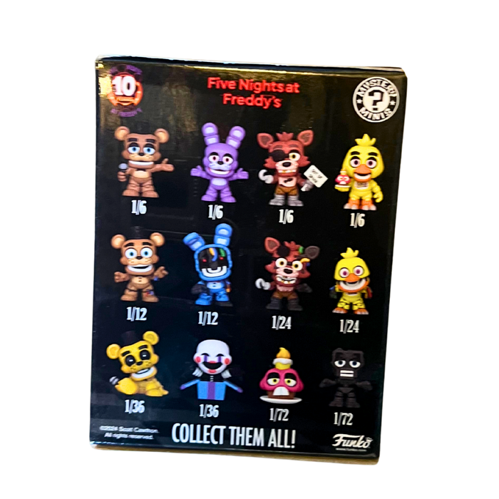 Five Nights at Freddy’s Mystery Minis | דמויות ויניל מיסתוריות – מהדורת 10 שנים של פאנקו!