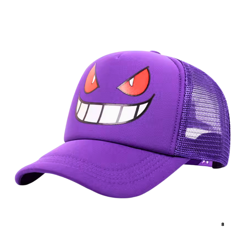 🧢 כובע מצחייה גֶנְגַאר – פוקימון | Gengar Pokémon Cap מבית אנימה מרקט רק ב - https://anime-market.co.il
