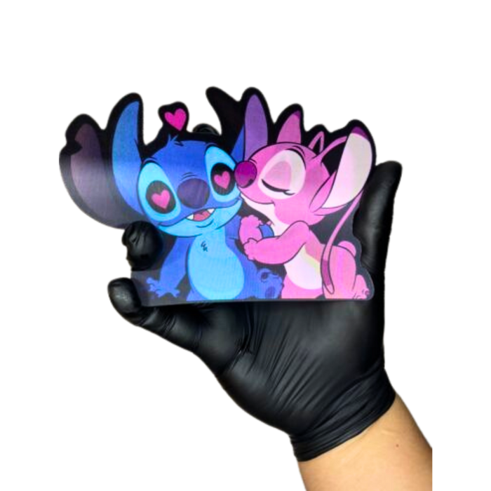 מדבקת 3D סטיץ’ ואיינג’ל לרכב – אפקט תנועה Lenticular Peeker | מדבקה עמידה ב־19.9 ש”ח