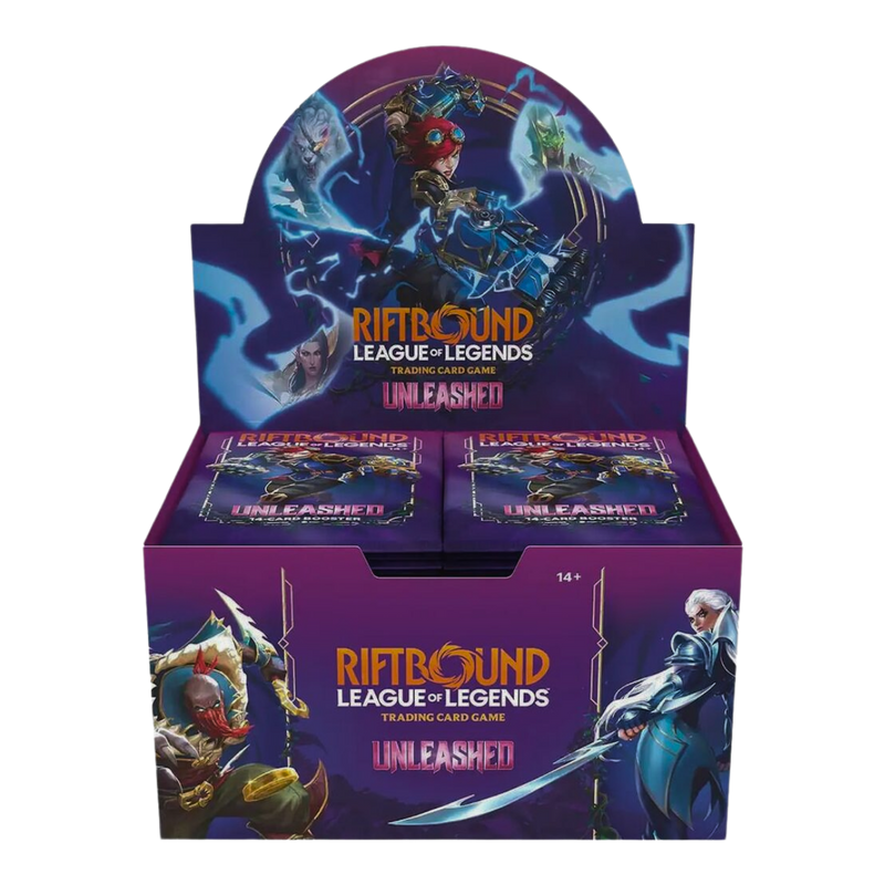 Riftbound: League of Legends TCG – Unleashed Booster Box | מארז 24 חפיסות מבית אנימה מרקט רק ב - https://anime-market.co.il