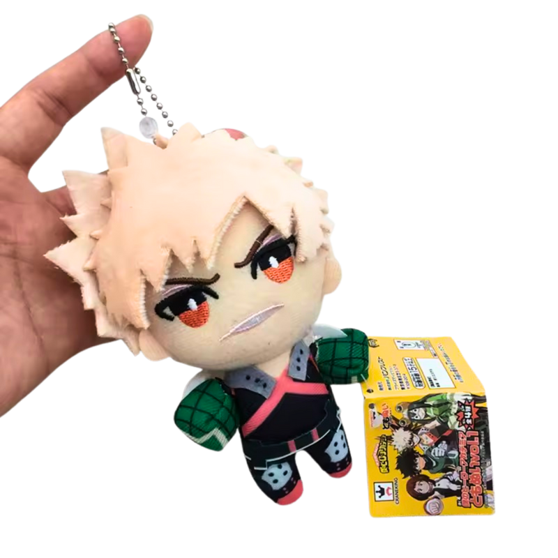 💥 Bakugo – בובת פרווה קאצוקי באקוגו עם מחזיק מפתחות