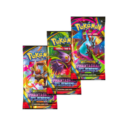 Pokémon TCG Mega Evolution: Phantasmal Flames – 3 Booster Packs & Sneasel Promo Card | בלעדי לאתר מבית אנימה מרקט רק ב - https://anime-market.co.il