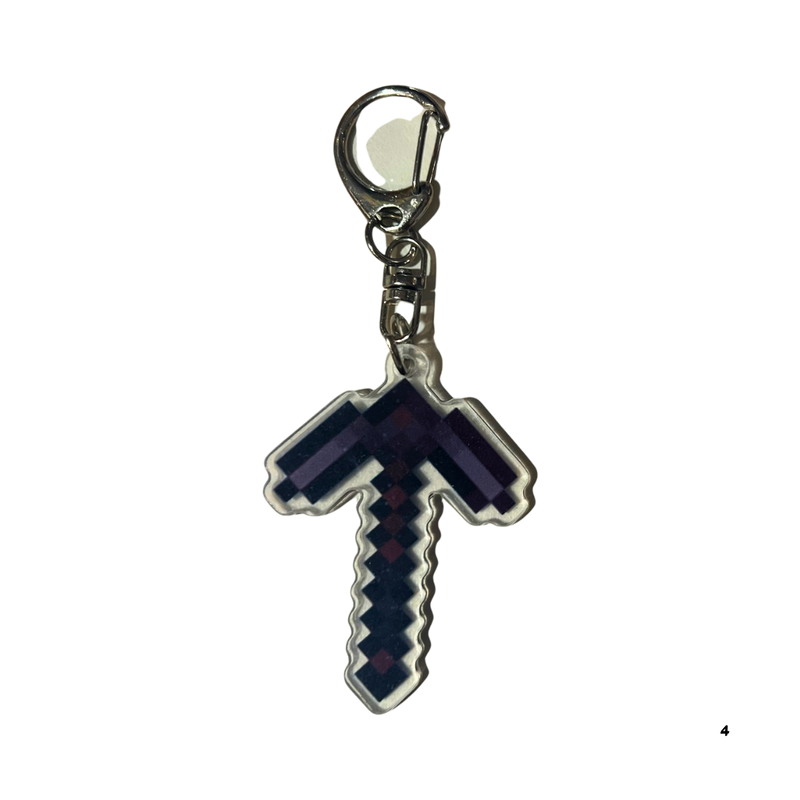 מחזיקי מפתחות - מיינקראפט - גרזן מחזיק מפתחות שני אנימה מרקט https://anime-market.co.il