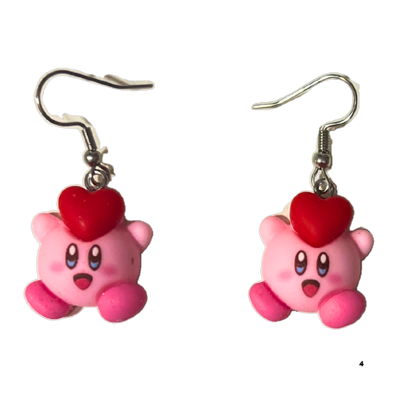 קירבי - זוג עגילים מבית אנימה מרקט רק ב - https://anime-market.co.il