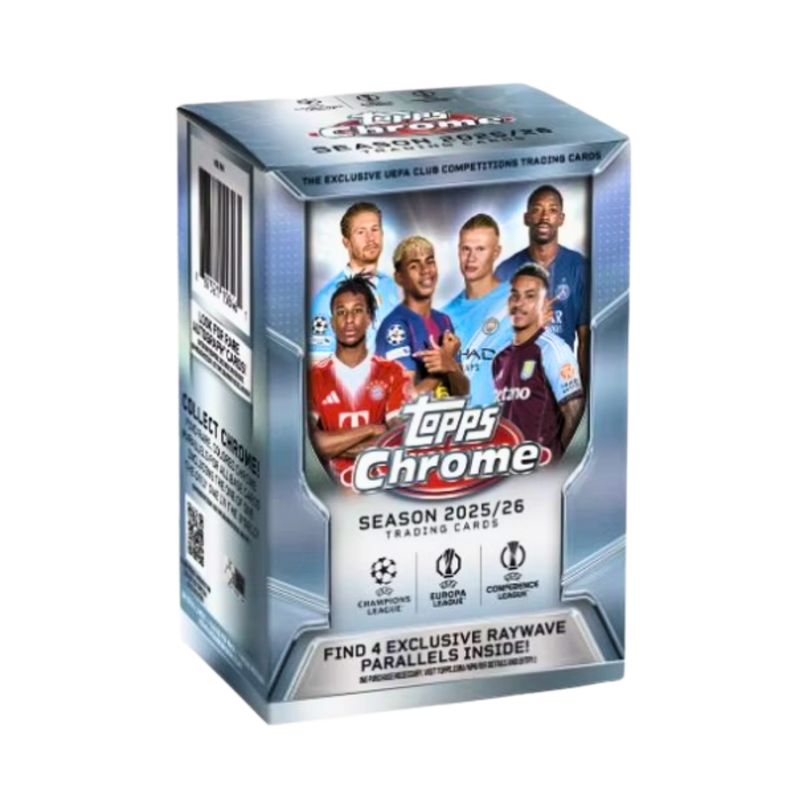 2025/26 Topps Chrome UEFA Club Competitions Blaster Box