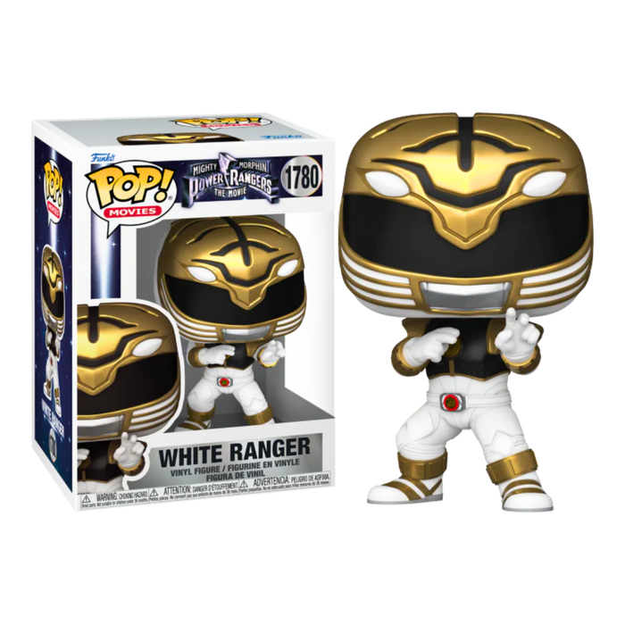 בובת Pop! White Ranger – פאוור ריינג’רס מהסרט | צבע לבן | מספר 1780