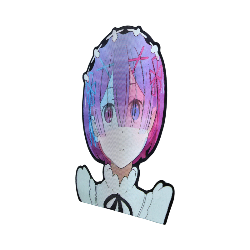 מדבקת תלת־מימד רים & רם | Re:Zero 3D Sticker | Rem & Ram מבית אנימה מרקט רק ב - https://anime-market.co.il