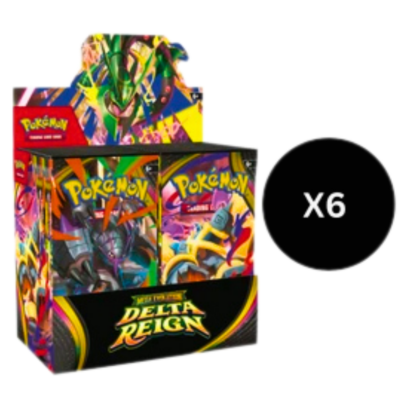 Pokémon Delta Reign Booster Box Case 6 קופסאות – מכירה מוקדמת