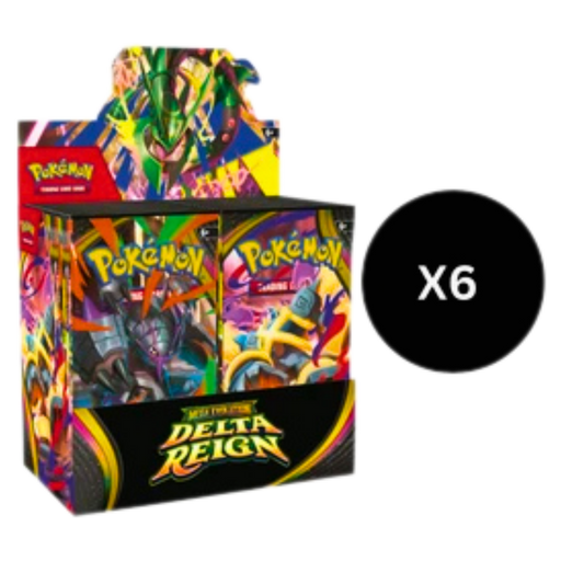 Pokémon Delta Reign Booster Box Case 6 קופסאות – מכירה מוקדמת