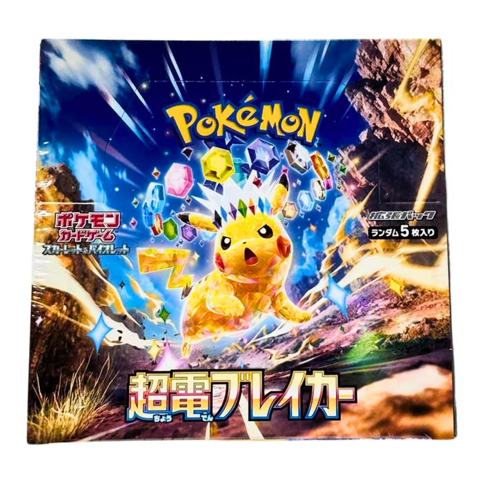 ⚡ Pokémon Card TCG – Super Electric Breaker Booster Box – בלעדי לאתר
מהדורת חשמלית במיוחד – מארז סגור מיפן רק באתר