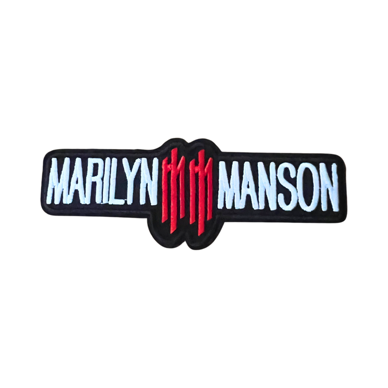 🩸 פאץ’ רקום של Marilyn Manson – אפלה בסטייל הראשון מבית אנימה מרקט רק ב - https://anime-market.co.il