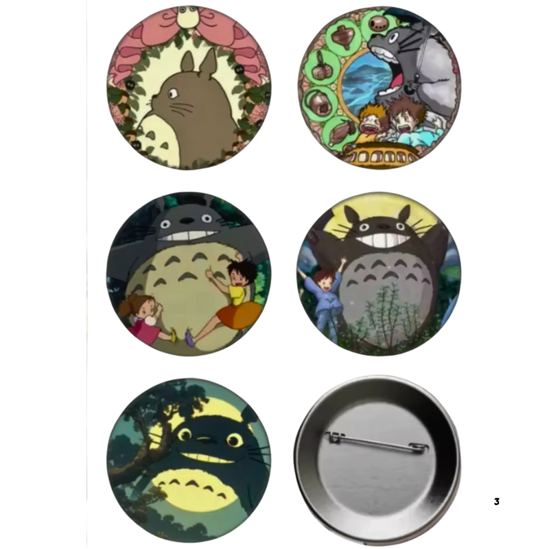 סיכות - טוטורו - סיכות סט של כל הסיכות ( 7 עיצובים ) אנימה מרקט https://anime-market.co.il
