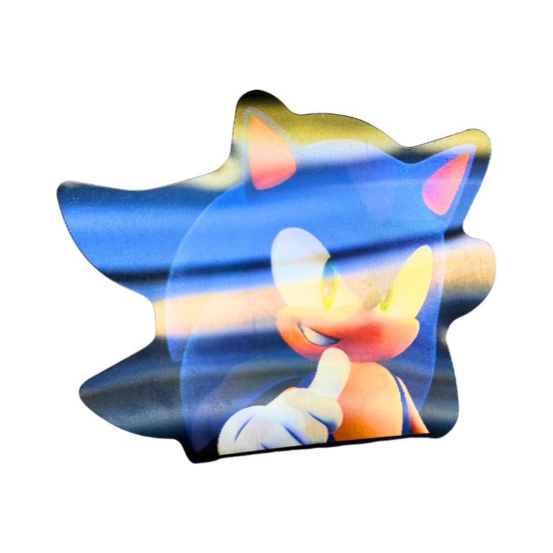 מדבקות - מדבקת תלת־מימד סוניק ↔ שאדו (Sonic → Shadow) – Lenticular 3D אנימה מרקט https://anime-market.co.il