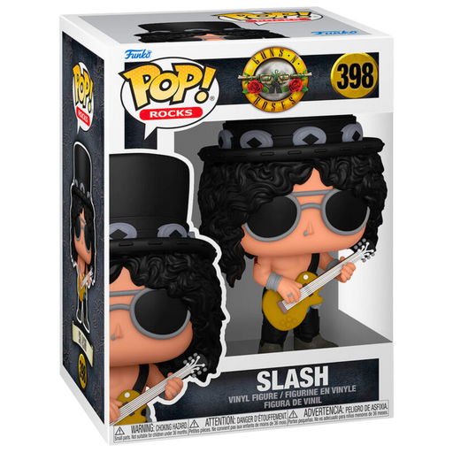 🎸 Funko Pop! Rocks #398 – Slash (סלאש) | Slash מ־Guns N’ Roses | דמות אספנות ויניל מבית אנימה מרקט רק ב - https://anime-market.co.il