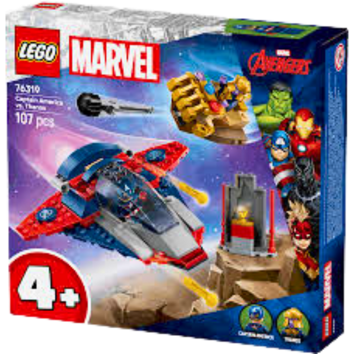 🛡️ LEGO Marvel – קפטן אמריקה נגד תאנוס (76319 Captain America vs. Thanos)
