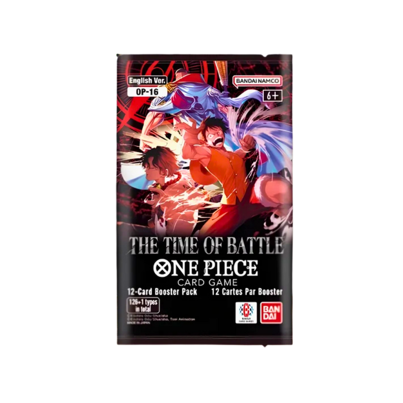 One Piece OP-16 The Time of Battle – חבילת בוסטר באנגלית | 12 קלפים