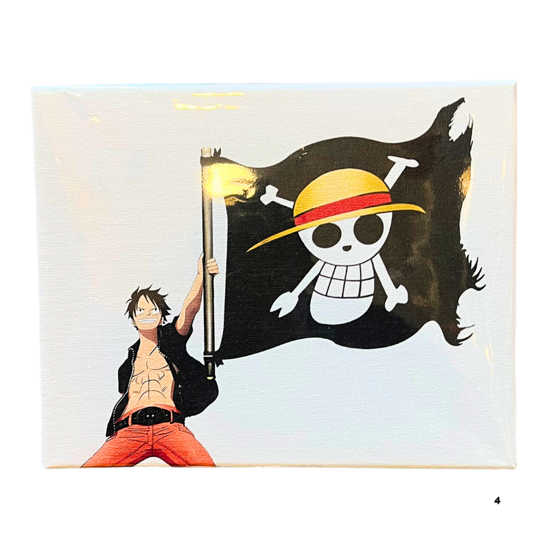 פוסטרים - וואן פיס - לופי מחזיק בדגל פוסטר מקאנבס אנימה מרקט https://anime-market.co.il