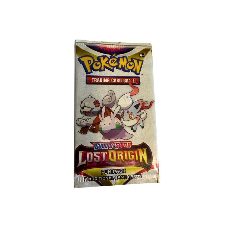 Pokémon Sword & Shield Lost Origin Fun Pack – חבילת פוקימון מקורית עם 3 קלפים