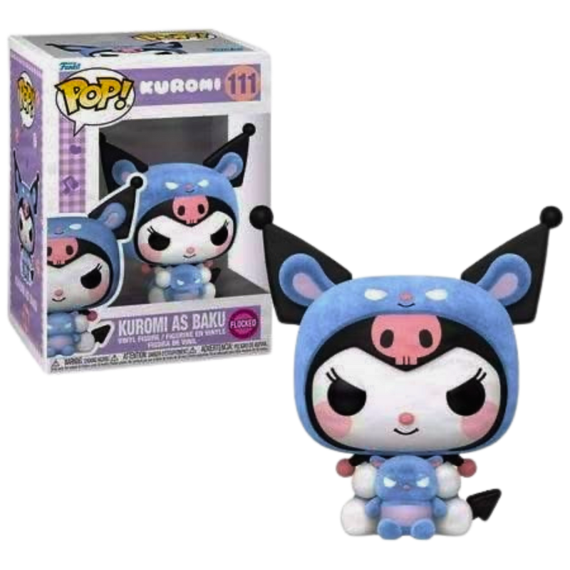 Funko Pop Kuromi Flocked #111 – Sanrio Baku Costume | דמות ויניל