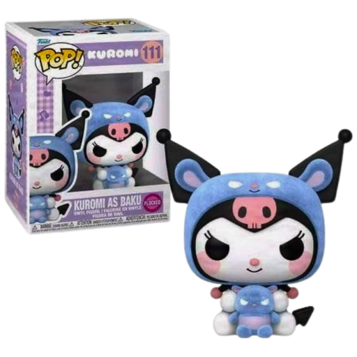 Funko Pop Kuromi Flocked #111 – Sanrio Baku Costume | דמות ויניל מבית אנימה מרקט רק ב - https://anime-market.co.il