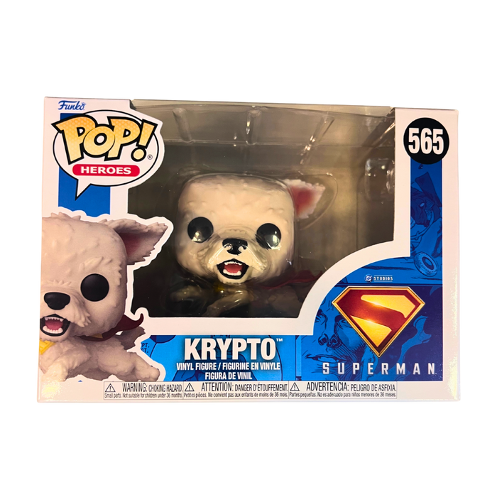 Funko Pop Krypto #565 – כלב העל של סופרמן | דמות אספנות מהיקום של DC