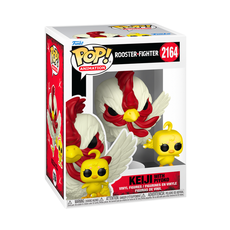 Funko Pop Keiji with Piyoko #2164 – Rooster Fighter | דמות ויניל אנימה אספנות