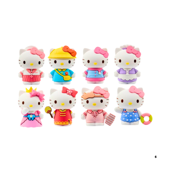 דמות הלו קיטי – אוסף מעורב (Hello Kitty Assorted Figure, 7 ס”מ)