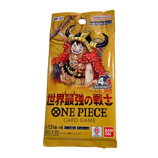 One Piece TCG OP-17 The World’s Strongest Warriors Booster Pack יפני מבית אנימה מרקט רק ב - https://anime-market.co.il