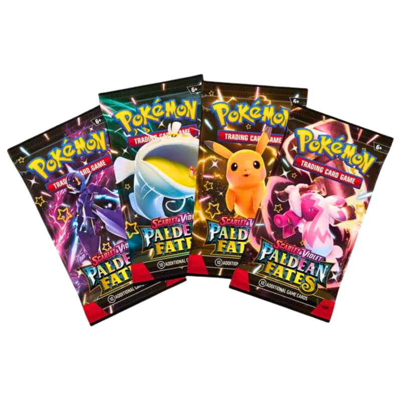 סט 4 חבילות בוסטר Pokémon Paldean Fates – Art Set | Scarlet & Violet