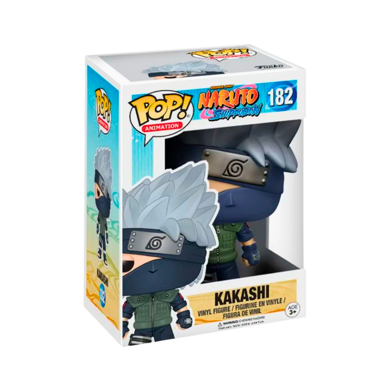 ⚡ Funko Pop! Animation #182 – קאקאשי האטאקה (Kakashi Hatake) | Naruto Shippuden | דמות אספנות ויניל
