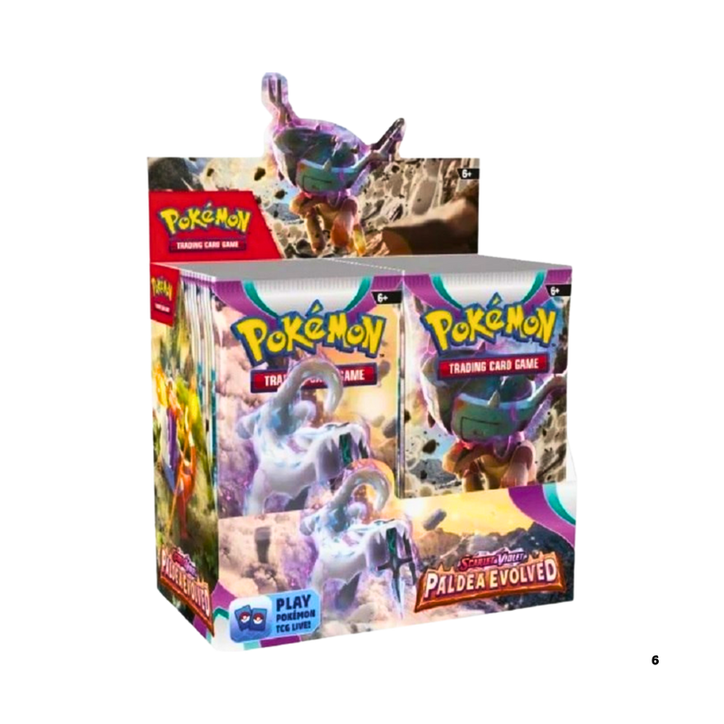 חבילת קלפי פוקימון מקורי – Pokémon Scarlet & Violet 2: Paldea Evolved Booster packs Default Title מבית קלפים רק ב - https://anime-market.co.il