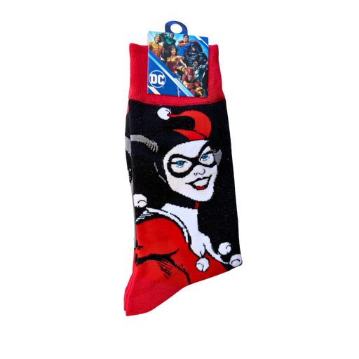 גרבי הארלי קווין מידה 36-46 – גרביים מעוצבות Harley Quinn מבית אנימה מרקט רק ב - https://anime-market.co.il