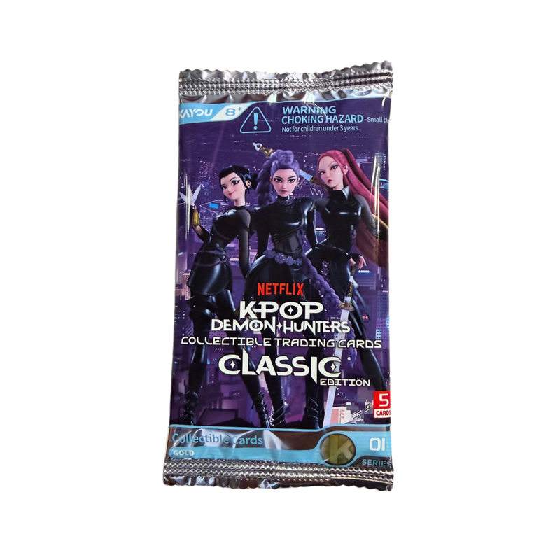 קלפי אספנות KPop Demon Hunters Classic Edition Kayou – חבילת Booster Pack (5 קלפים)