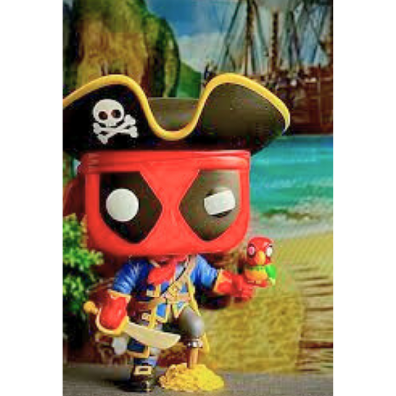 פסלוני אספנות - Funko Pop Plus Marvel – Deadpool as Long John Silver #1493 פאנקו פופ https://anime-market.co.il